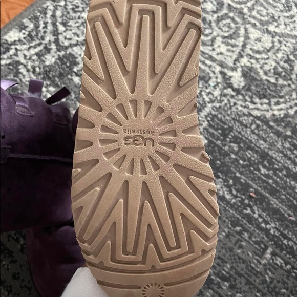 Ugg Bailey Bow II Short kids purple - Picture 3 of 3